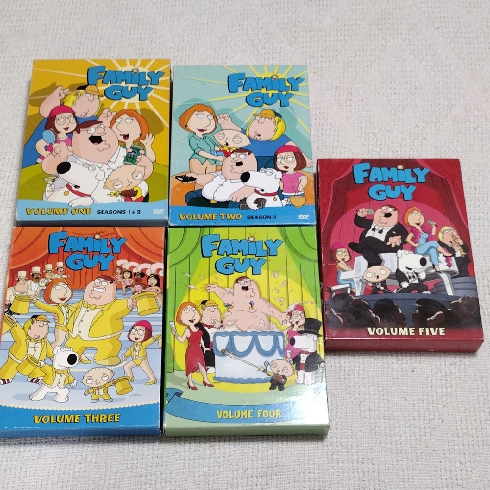 Bundle Of 5 Family Guy Dvds